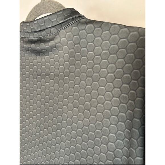 Hardaddy Waffle Print 3XL -Long Sleeve Button Henley Pullover Casual - Picture 4 of 5